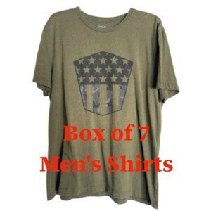 BOX OF 7 MEN'S SHIRTS